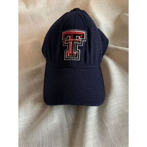 VTG Heisman by Reebok NCCAA Texas Tech Raiders Baseball Cap Hat Blue OSFA